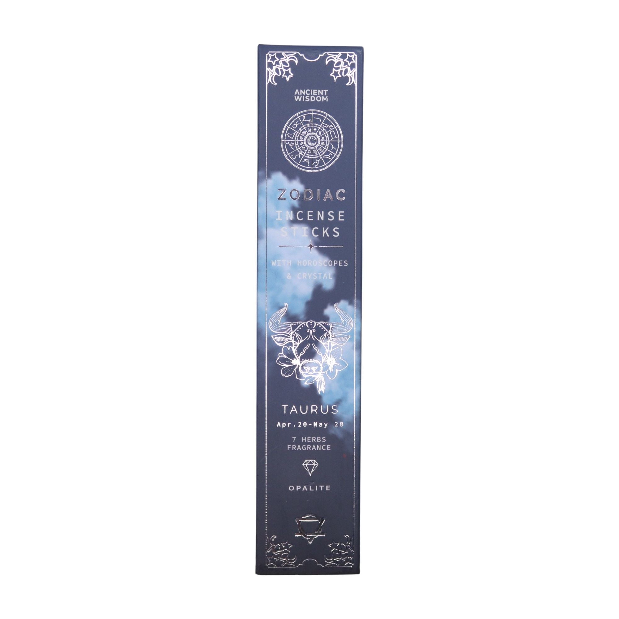 7 Herbs Zodiac Gemstone Crystal Incense - Taurus Scents