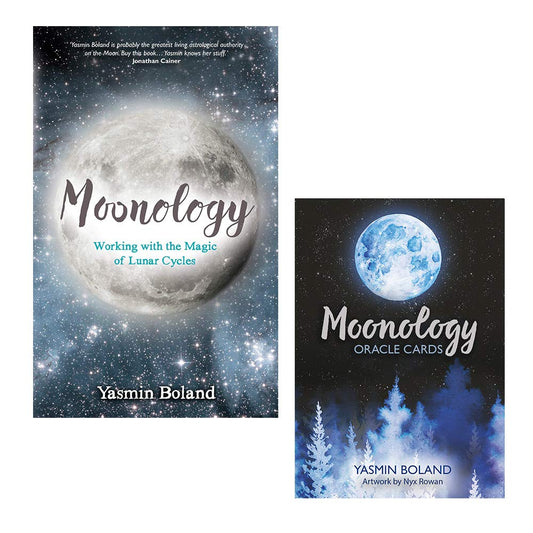 Moonology™ Oracle Cards : A 44-Card Moon Astrology Oracle Deck and Guidebook - Sold by Witch, Please!