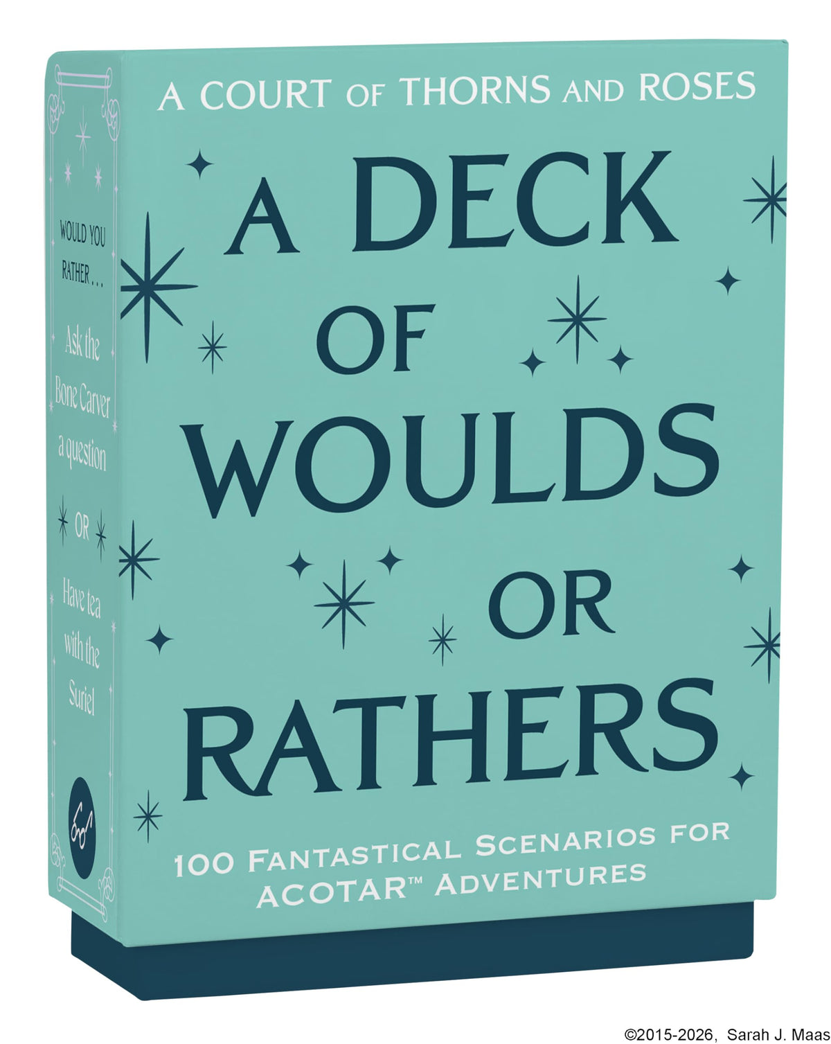 A Court of Thorns and Roses Official Deck: A Deck of Woulds or Rathers : 100 Fantastical Scenarios for ACOTAR Adventures--from the ACOTAR Collection