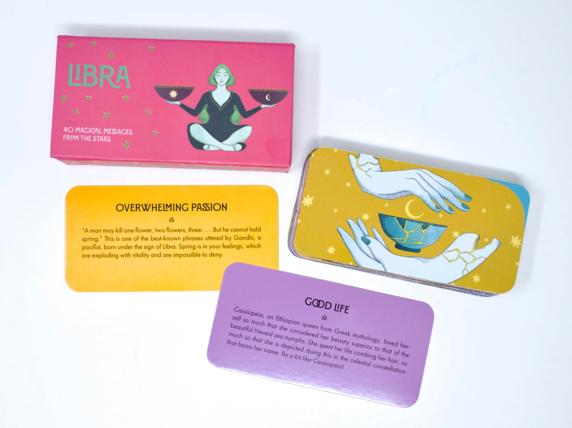 Libra Pocket Zodiac Cards : 40 Magical Messages from the Stars - Sold by Witch, Please!