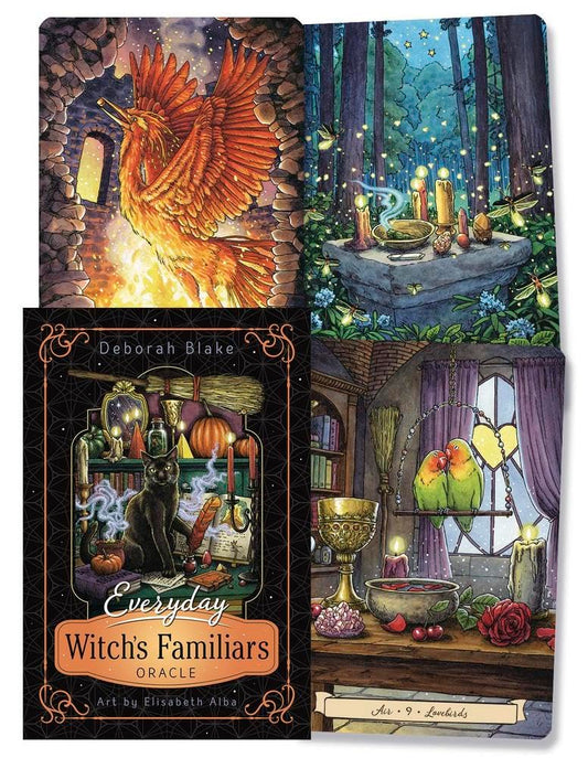 Everyday Witch's Familiars Oracle : A 36-Card Oracle Deck & 120-Page, Color Guidebook