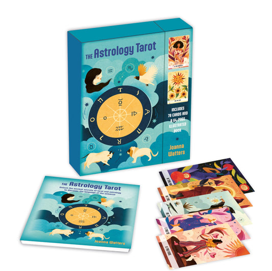 The Astrology Tarot : Includes a Full Deck of 78 Specially Commissioned Tarot Cards and a 64-Page Illustrated Book - Sold by Witch, Please!