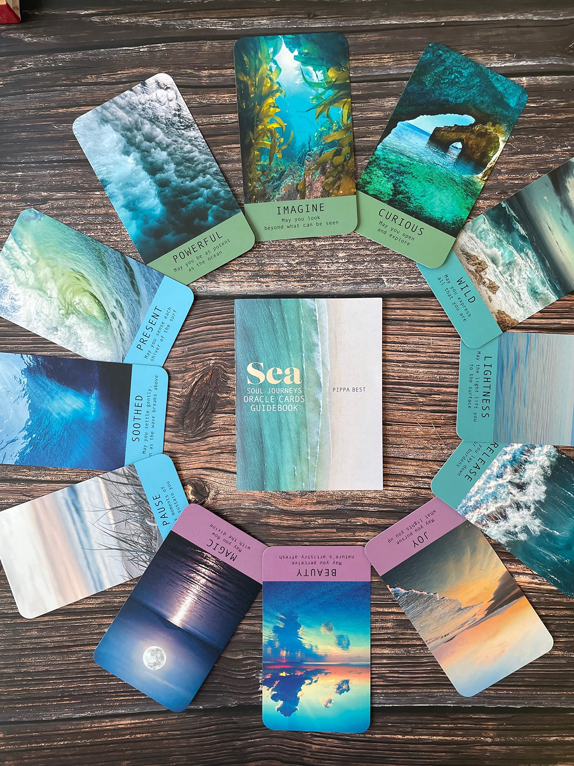 Sea Soul Journeys Oracle Cards : A 48 Card Deck with Guidebook - Connect with the Healing Power of the Ocean - Sold by Witch, Please!