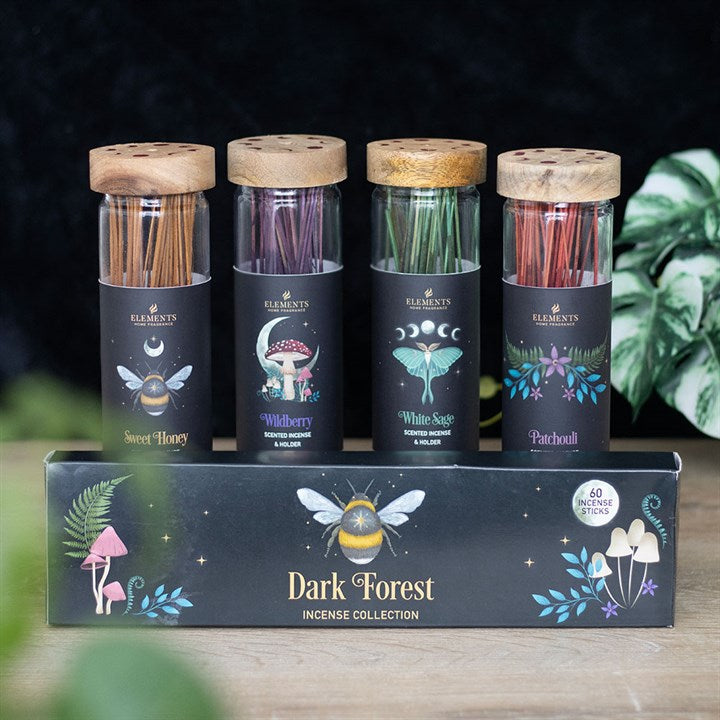 4 Packs of Dark Forest Wild Berry Incense Sticks From Witch, Please!