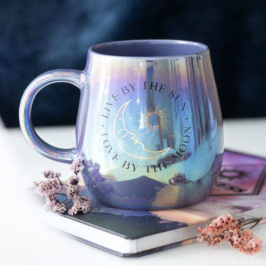 Live by the Sun Love by the Moon Iridescent Mug at Witch, Please!.