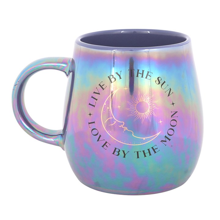 Live by the Sun Love by the Moon Iridescent Mug at Witch, Please!.