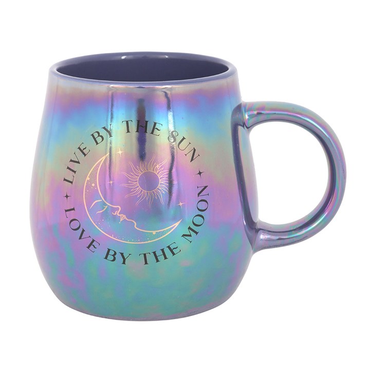 Live by the Sun Love by the Moon Iridescent Mug at Witch, Please!.