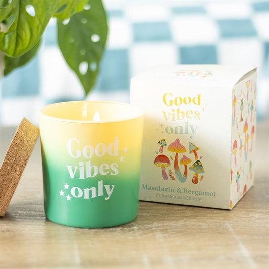 Good Vibes Only Mandarin & Bergamot Candle From Witch, Please!