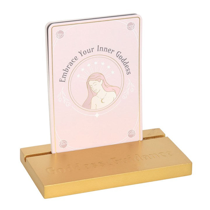 Goddess Energy Affirmation Cards with Wooden Stand From Witch, Please!