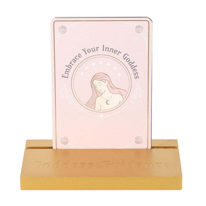 Goddess Energy Affirmation Cards with Wooden Stand From Witch, Please!