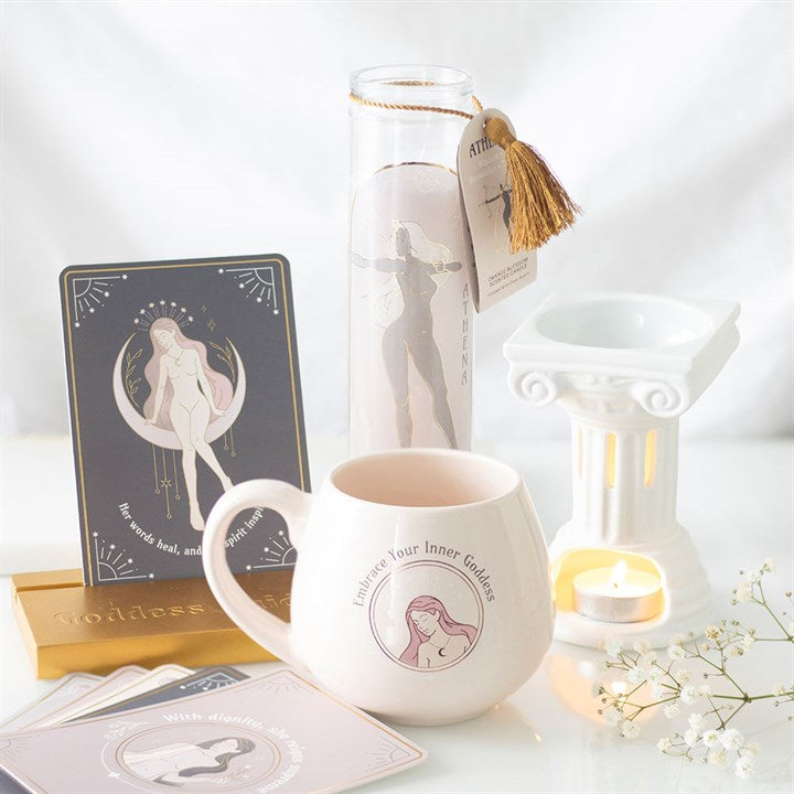 Goddess Energy Affirmation Cards with Wooden Stand From Witch, Please!