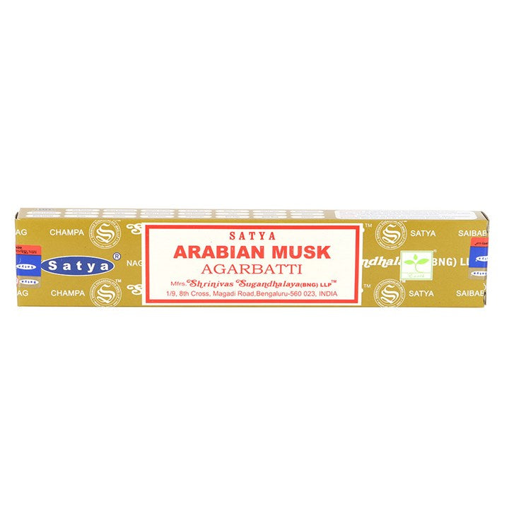 12 Packs of Arabian Musk Incense Sticks by Satya From Witch, Please!