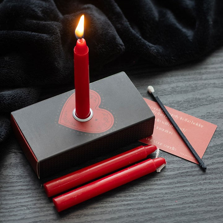 Set of 3 Love Spell Candles in a Box From Witch, Please!