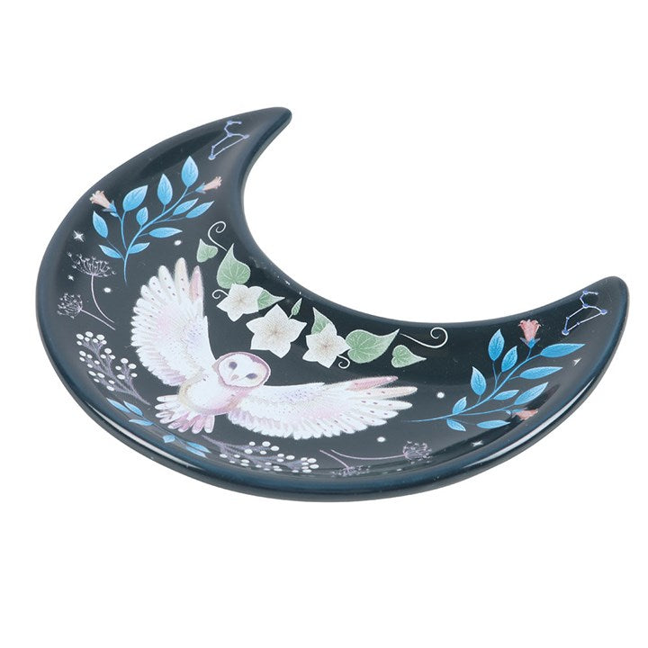 Crescent Moon Owl Trinket Dish From Witch, Please!