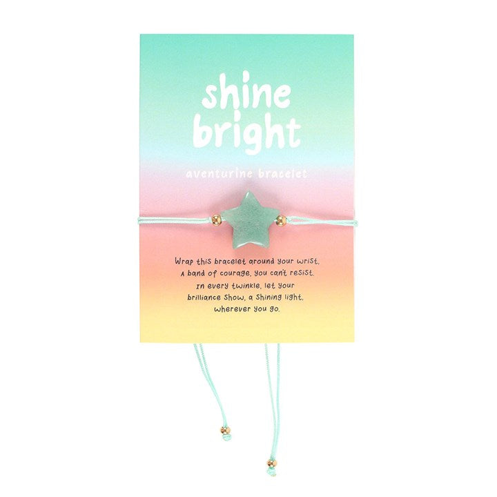 Shine Bright Aventurine Crystal Star Bracelet From Witch, Please!