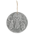 Silver Effect Moon Shadows Plaque by Lisa Parker