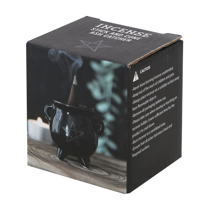 Pentagram Cauldron Ceramic Incense Holder From Witch, Please!