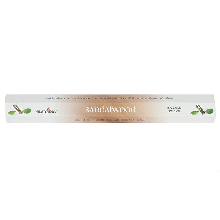 Set of 6 Packets of Elements Sandalwood Incense Sticks From Witch, Please!
