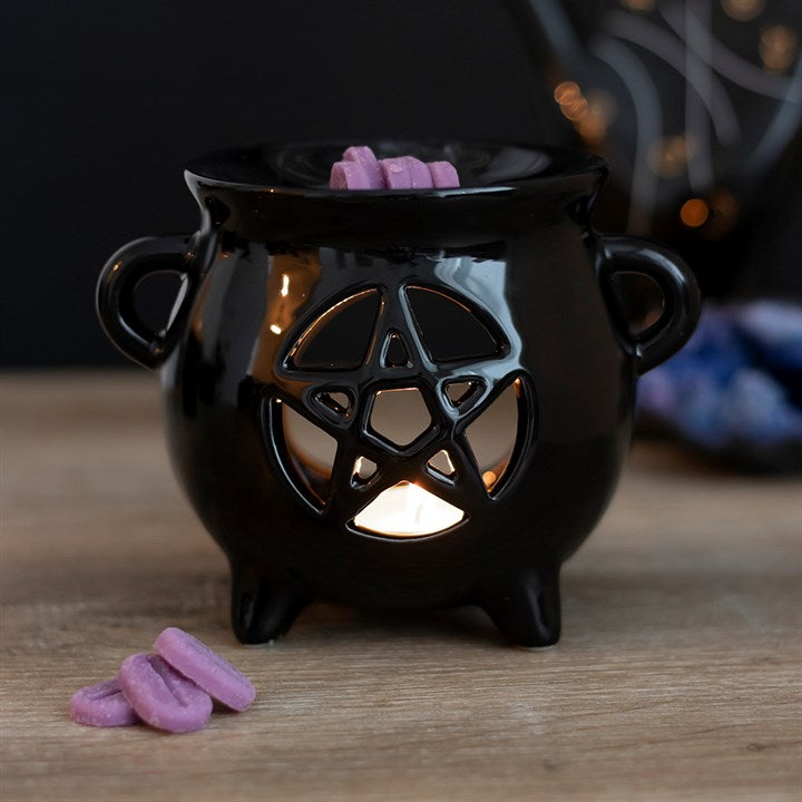 Pentagram Cauldron Oil Burner From Witch, Please!