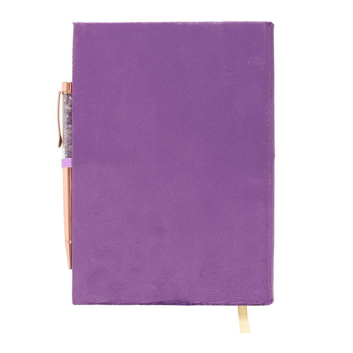 Book of Spells Journal with Amethyst Crystal Pen From Witch, Please!