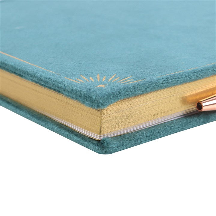 Book of Abundance Journal with Green Aventurine Crystal Pen From Witch, Please!
