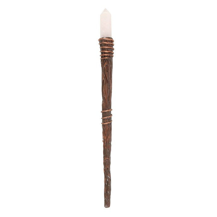 Thin Energy Clearing Aura Quartz Crystal Wand From Witch, Please!