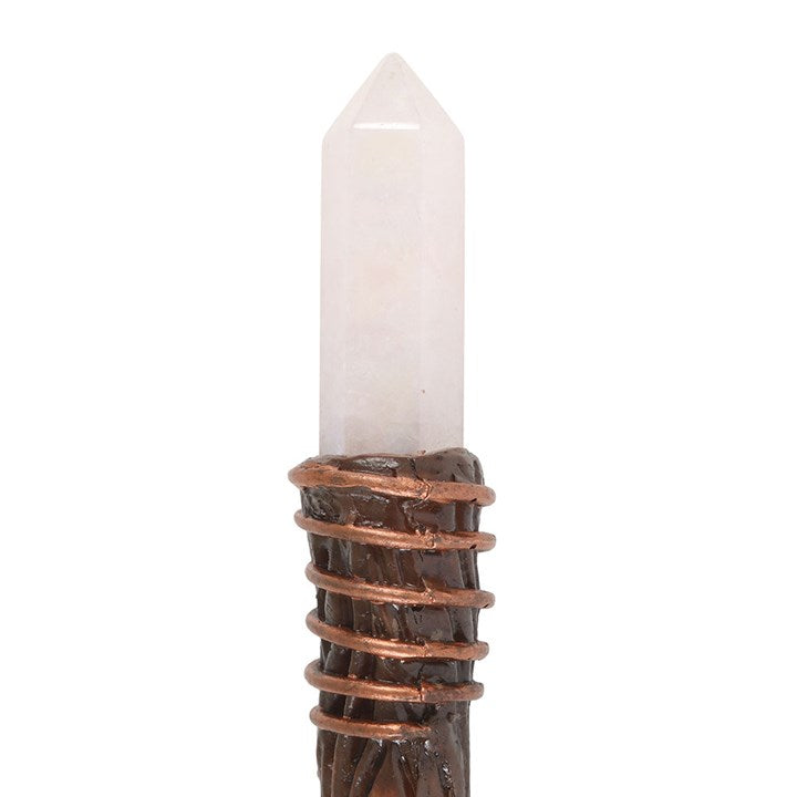 Thin Energy Clearing Aura Quartz Crystal Wand From Witch, Please!