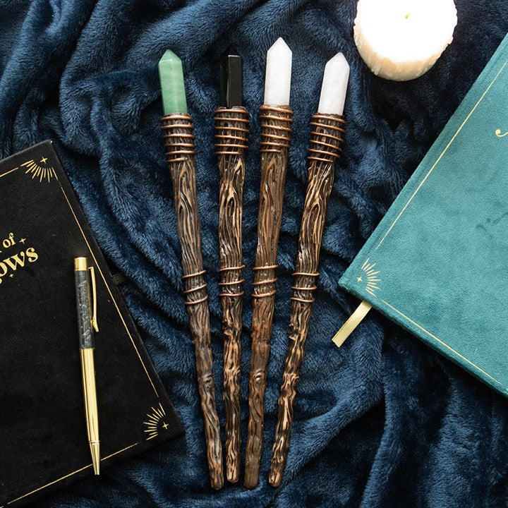 Thin Abundance Green Aventurine Crystal Wand From Witch, Please!