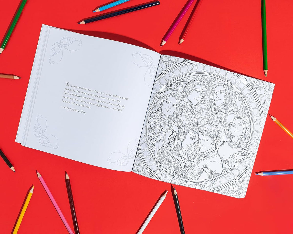 A Court of Thorns and Roses Coloring Book Paperback / softback