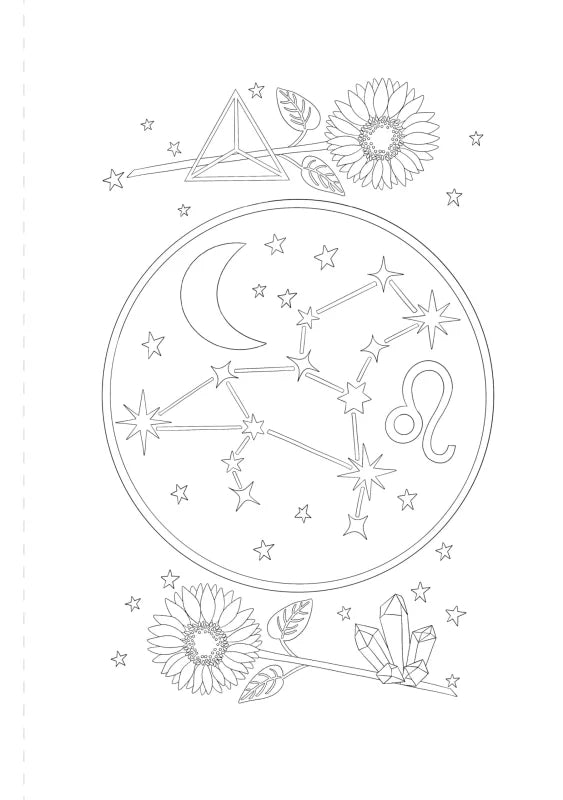 A Mystical Coloring Book: Zodiac Magic : 50 Inspiring Images to Color.