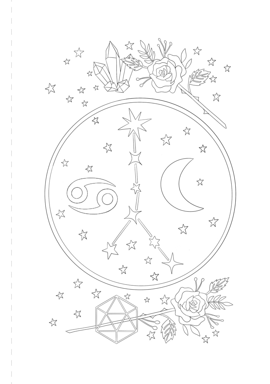 A Mystical Coloring Book: Zodiac Magic : 50 Inspiring Images to Color.