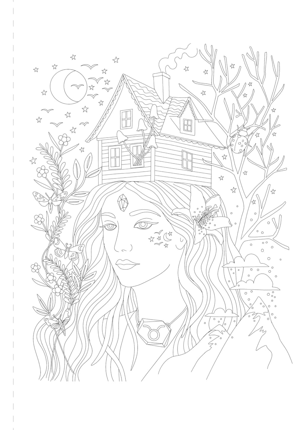 A Mystical Coloring Book: Zodiac Magic : 50 Inspiring Images to Color.