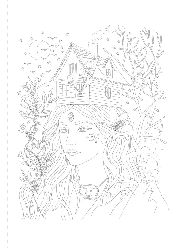A Mystical Coloring Book: Zodiac Magic : 50 Inspiring Images to Color.