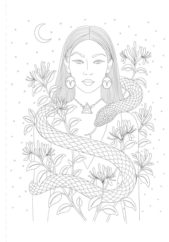 A Mystical Coloring Book: Zodiac Magic : 50 Inspiring Images to Color.