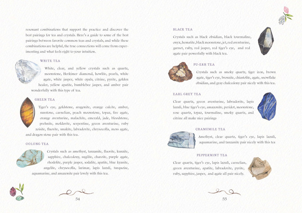A Tea Witch's Crystal Brews : Empowering the Magick of Tea with Crystal Grids - Sold by Witch, Please!