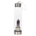 Amethyst Calming Glass Water Bottle From Witch, Please!