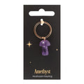 Amethyst Crystal Mushroom Keyring From Witch, Please!