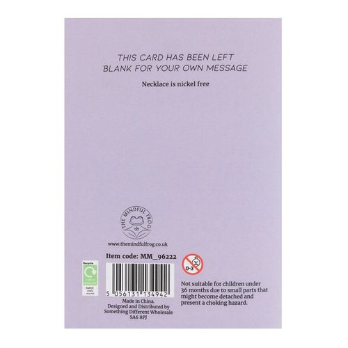 Amethyst Crystal Necklace Card From Witch, Please!