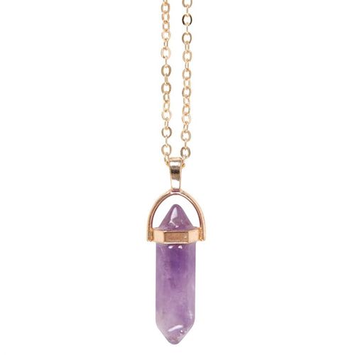 Amethyst Crystal Necklace Card From Witch, Please!