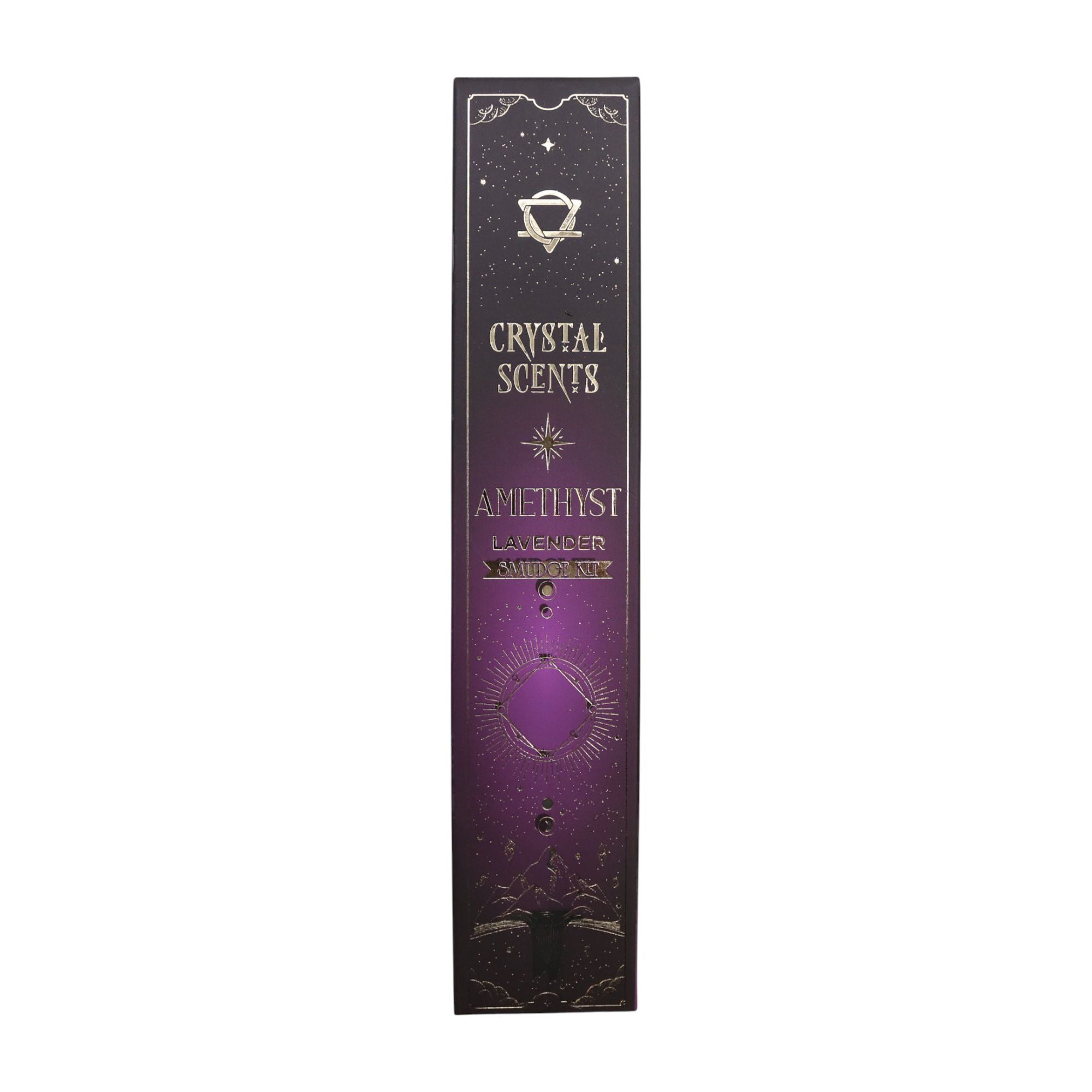 Amethyst Crystal Scents Smudge Incense - Lavender