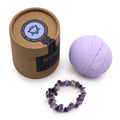Amethyst Gem Bracelet Bath Bomb From Witch, Please!