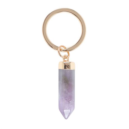 Amethyst Semi Precious Crystal Keyring From Witch, Please!