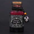 Ancient Witch Bath Spell Potion & Amethyst Crystal Amulet - Seduction Potions