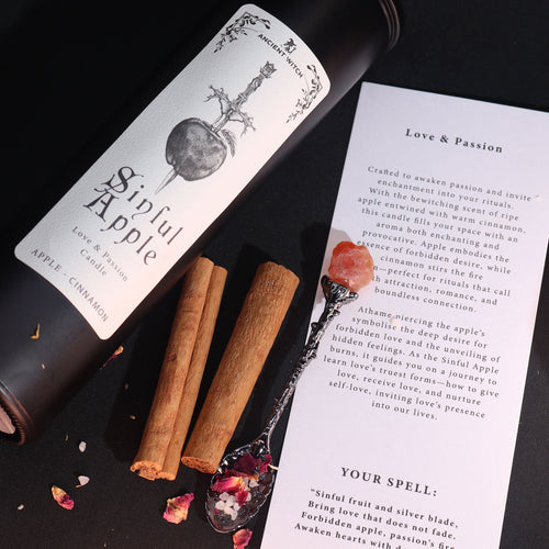 Ancient Witch Ritual Candles - Sinful Apple From Witch, Please!