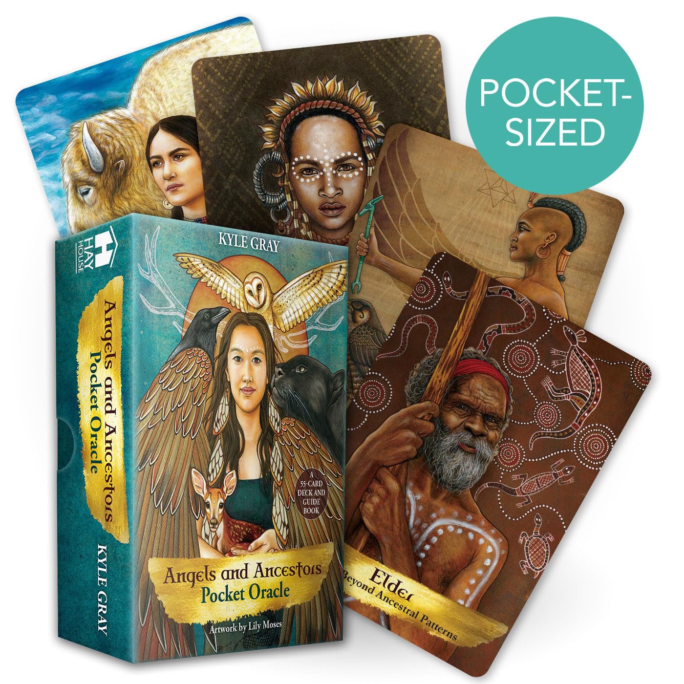 Angels and Ancestors Pocket Oracle : A 55-Card Deck and Guidebook - Sold by Witch, Please!