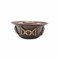 Antique Copper Ritual Bowl with Triple Moon 8x4cm From Witch, Please!