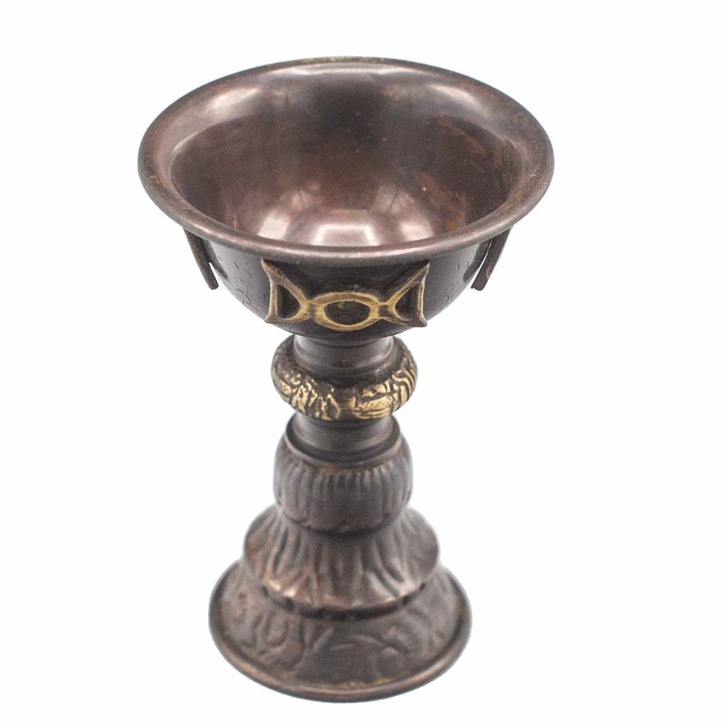 Antique Copper Ritual Goblet with Triple Moon 8x13cm From Witch, Please!