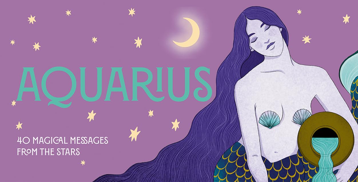 Aquarius Pocket Zodiac Cards : 40 Magical Messages from the Stars - Sold by Witch, Please!