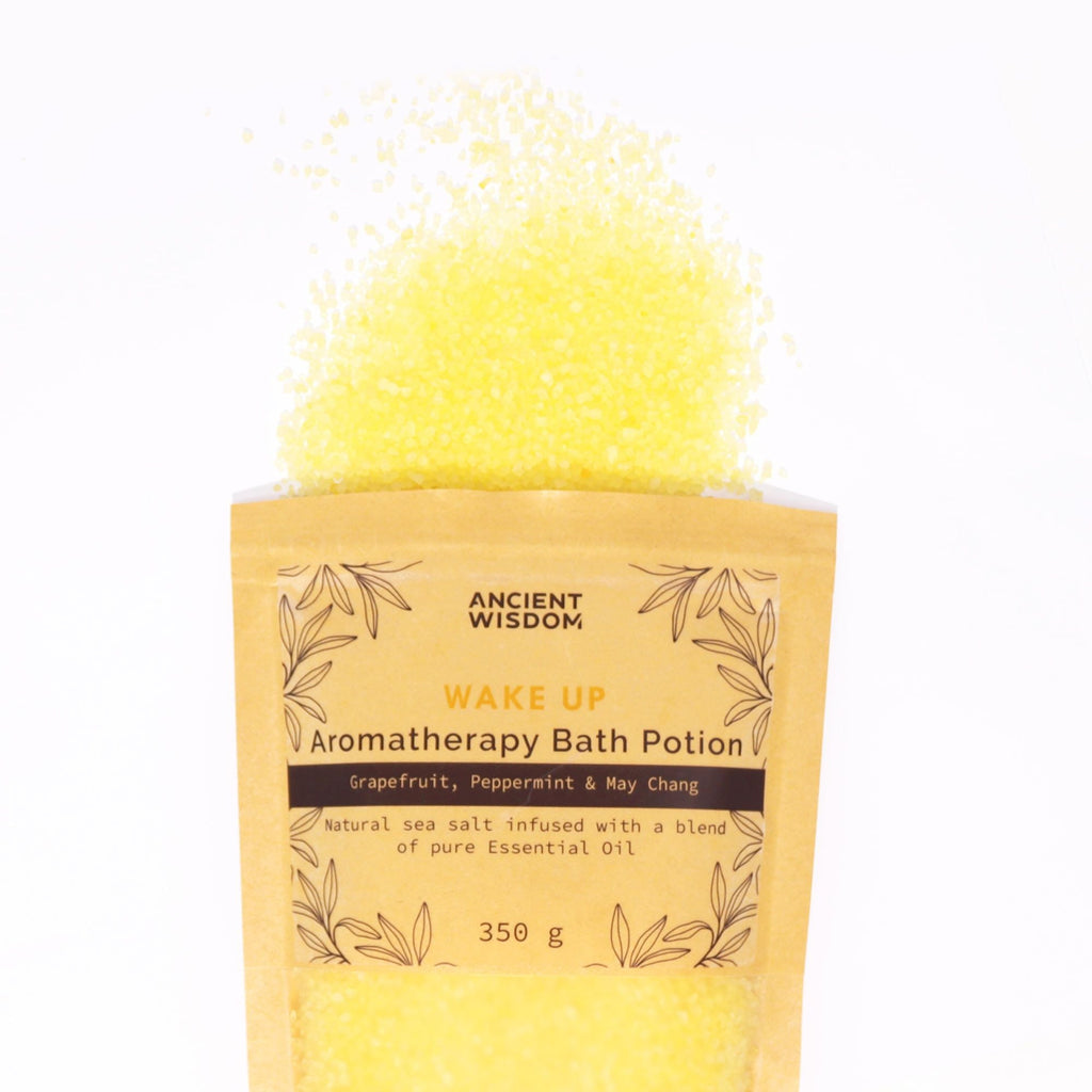 Aromatherapy Bath Potion in Kraft Bag 350g - Wake Up - Aromatherapy Bath Potion 350g