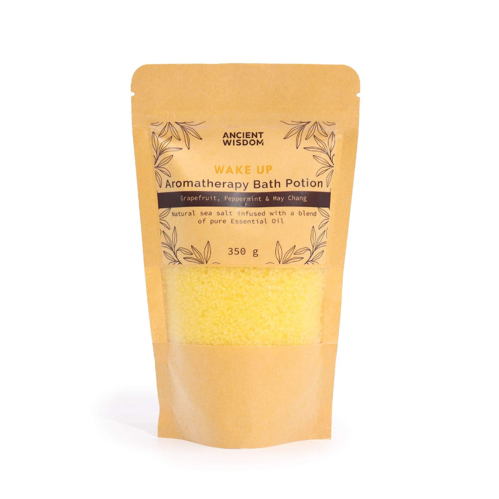 Aromatherapy Bath Potion in Kraft Bag 350g - Wake Up - Aromatherapy Bath Potion 350g